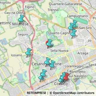Mappa Piazza Sant Apollinare, 20152 Milano MI, Italia (2.57357)