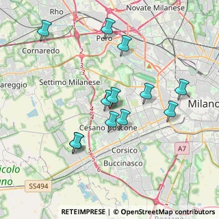 Mappa Piazza Sant Apollinare, 20152 Milano MI, Italia (3.5975)
