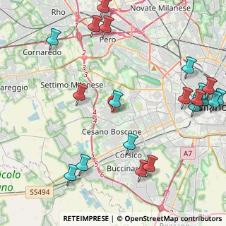 Mappa Piazza Sant Apollinare, 20152 Milano MI, Italia (5.686)