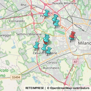 Mappa Piazza Sant Apollinare, 20152 Milano MI, Italia (3.03727)