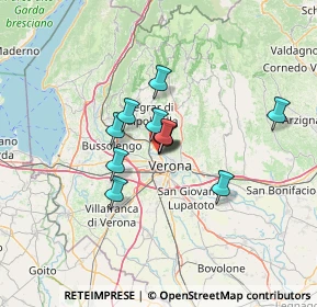Mappa Lungadige Attiraglio, 37124 Verona VR, Italia (8.60273)