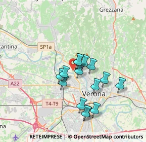 Mappa Lungadige Attiraglio, 37124 Verona VR, Italia (2.90467)