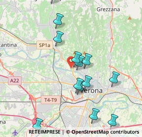 Mappa Lungadige Attiraglio, 37124 Verona VR, Italia (4.75)