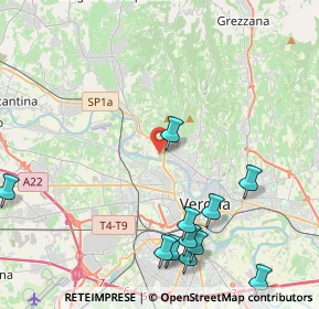 Mappa Lungadige Attiraglio, 37124 Verona VR, Italia (5.5875)