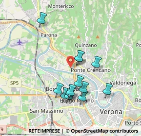 Mappa Lungadige Attiraglio, 37124 Verona VR, Italia (1.68308)