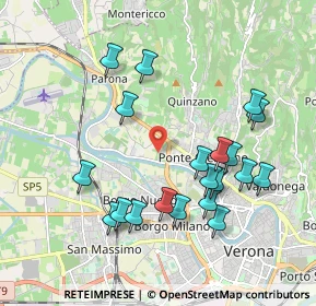 Mappa Lungadige Attiraglio, 37124 Verona VR, Italia (1.9705)