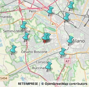 Mappa Via Filippo Maria Beltrami, 20152 Milano MI, Italia (4.02364)