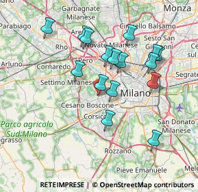 Mappa Via Filippo Maria Beltrami, 20152 Milano MI, Italia (6.88375)