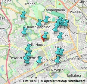 Mappa Via Filippo Maria Beltrami, 20152 Milano MI, Italia (1.84737)