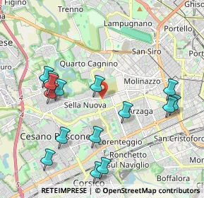 Mappa Via Filippo Maria Beltrami, 20152 Milano MI, Italia (2.24933)