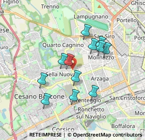 Mappa Via Filippo Maria Beltrami, 20152 Milano MI, Italia (1.52083)