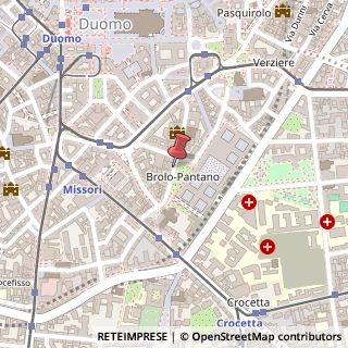 Mappa Lg. Richini, 4, 20122 Milano, Milano (Lombardia)