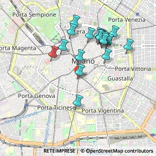 Mappa Corso Italia, 20123 Milano MI, Italia (0.9815)