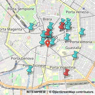 Mappa Via Mauri Achille, 20123 Milano MI, Italia (0.876)