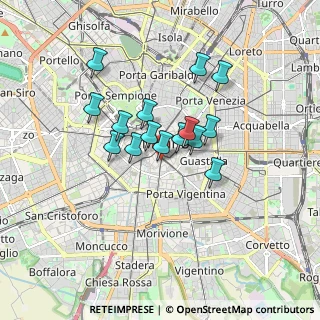 Mappa Via Mauri Achille, 20123 Milano MI, Italia (1.282)