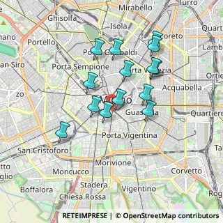 Mappa Via Mauri Achille, 20123 Milano MI, Italia (1.56714)