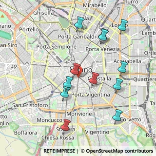 Mappa Corso Italia, 20123 Milano MI, Italia (2.09583)