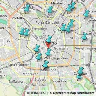 Mappa Via Mauri Achille, 20123 Milano MI, Italia (2.604)