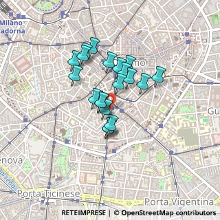 Mappa Via Mauri Achille, 20123 Milano MI, Italia (0.319)