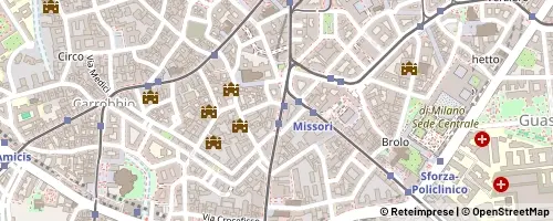 Mappa Milano