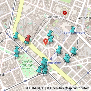 Mappa Via Pietro Azario, 20123 Milano MI, Italia (0.281)