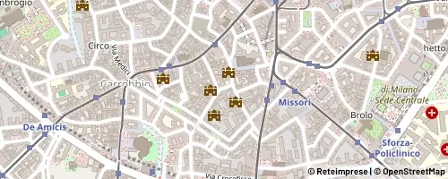 Mappa Milan