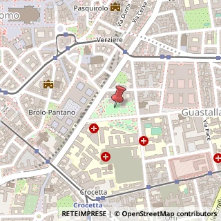 Mappa Via Francesco Sforza, 20122 Milano MI, Italia, 20122 Milano, Milano (Lombardia)