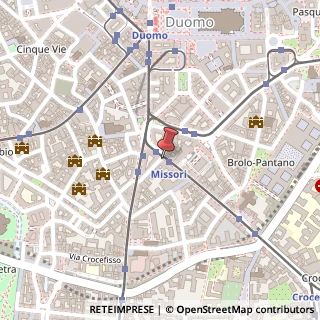 Mappa Via Maddalena, 1, 20122 Milano, Milano (Lombardia)