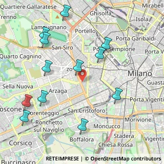 Mappa Via Luchino del Maino, 20146 Milano MI, Italia (2.42917)