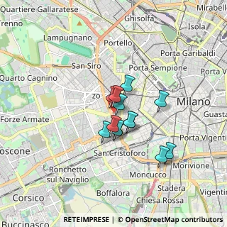 Mappa Via Luchino del Maino, 20146 Milano MI, Italia (1.11308)