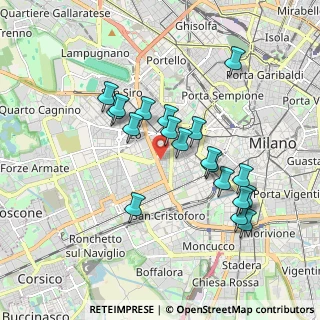 Mappa Via Luchino del Maino, 20146 Milano MI, Italia (1.68684)