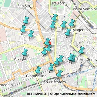 Mappa Via Luchino del Maino, 20146 Milano MI, Italia (1.009)