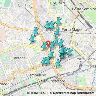 Mappa Via Luchino del Maino, 20146 Milano MI, Italia (0.6915)