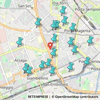 Mappa Via Luchino del Maino, 20146 Milano MI, Italia (1.127)