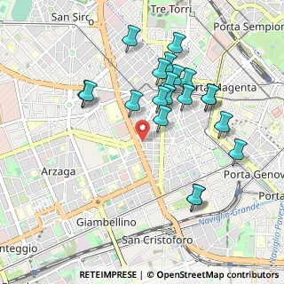 Mappa Via Luchino del Maino, 20146 Milano MI, Italia (0.9405)