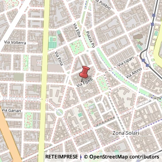 Mappa Via Egadi, 10, 20144 Milano, Milano (Lombardia)