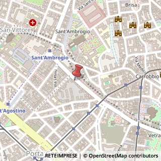 Mappa Via Edmondo de Amicis, 45, 20123 Milano, Milano (Lombardia)