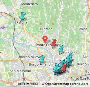 Mappa Via Quinzano, 37128 Verona VR, Italia (2.5995)