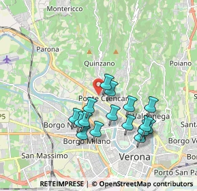 Mappa Via Quinzano, 37128 Verona VR, Italia (1.70813)