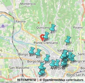 Mappa Via Quinzano, 37128 Verona VR, Italia (2.447)