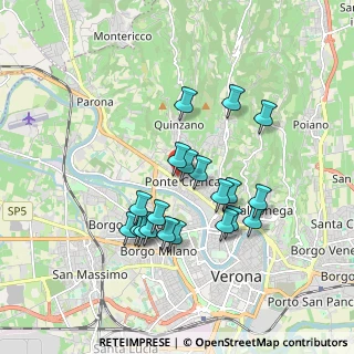 Mappa Via Quinzano, 37128 Verona VR, Italia (1.5975)