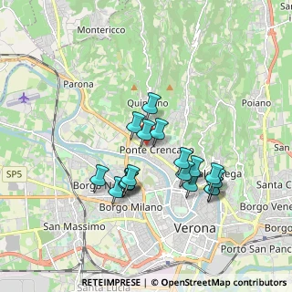 Mappa Via Quinzano, 37128 Verona VR, Italia (1.57722)