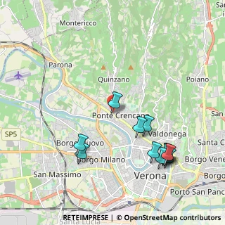Mappa Via Quinzano, 37128 Verona VR, Italia (2.23833)