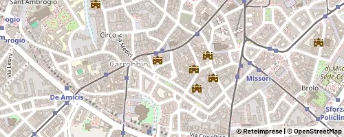 Mappa Milán