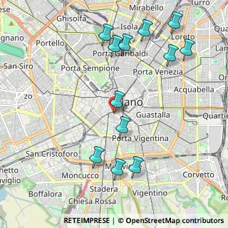 Mappa Vicolo Santa Maria Valle, 20123 Milano MI, Italia (2.29917)