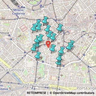 Mappa Via Santa Maria Valle, 20123 Milano MI, Italia (0.363)