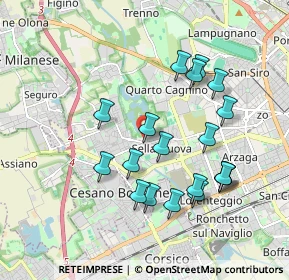 Mappa Via Cancano, 20152 Milano MI, Italia (1.80474)