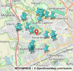 Mappa Via Cancano, 20152 Milano MI, Italia (1.775)
