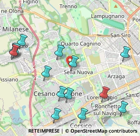 Mappa Via Cancano, 20152 Milano MI, Italia (2.49571)