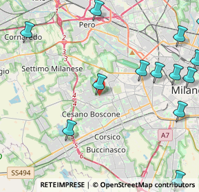 Mappa Via Cancano, 20152 Milano MI, Italia (7.082)